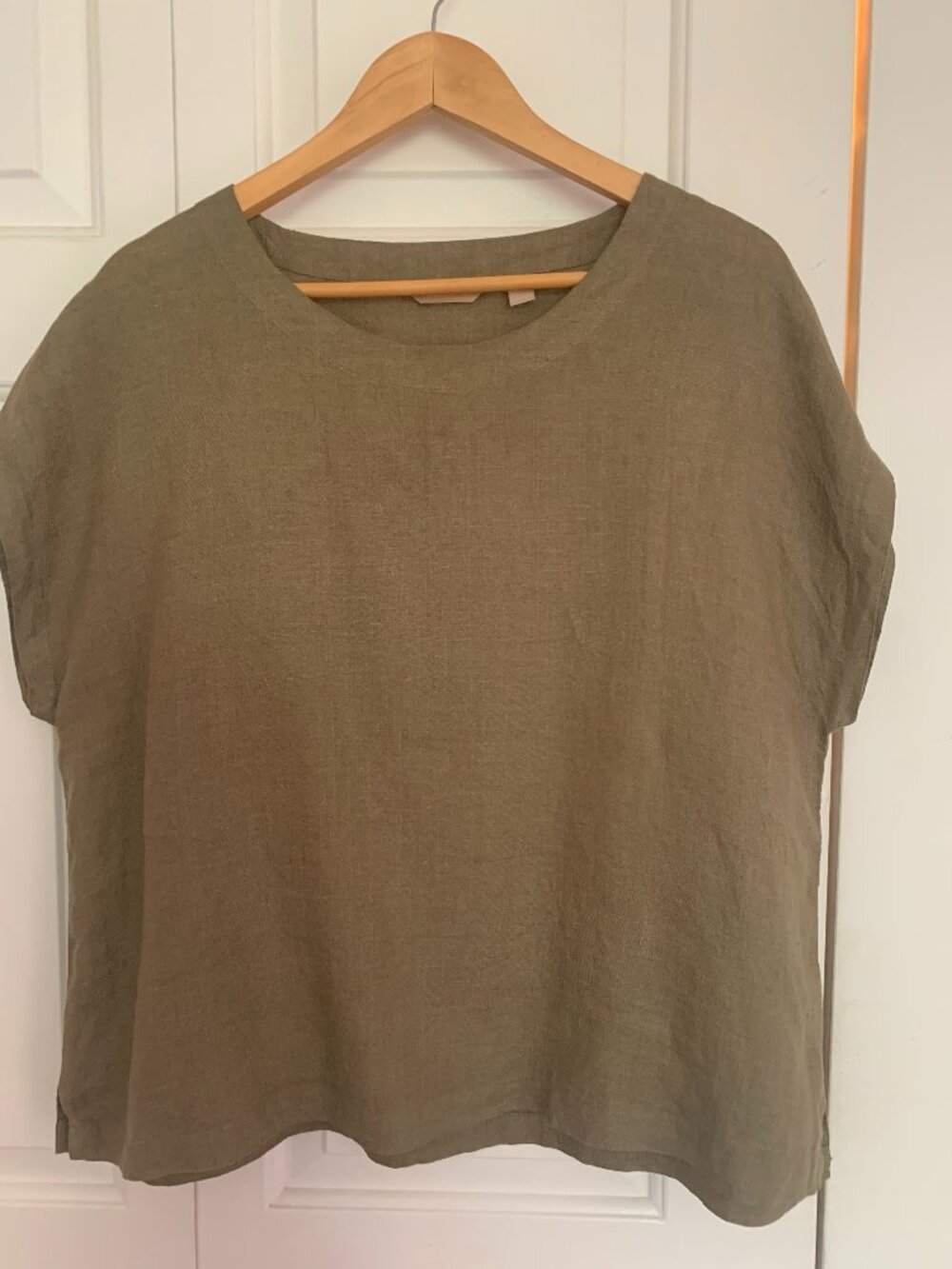 Culture 100% Linen Sage Green Blouse